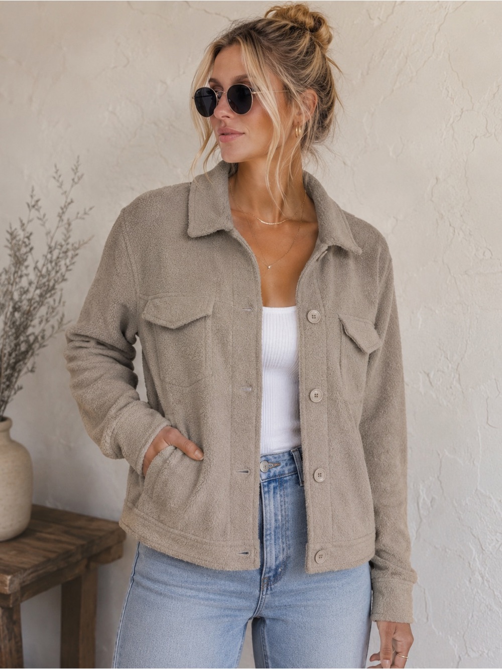 Women's Joie Camel Mocha Jacket | Med